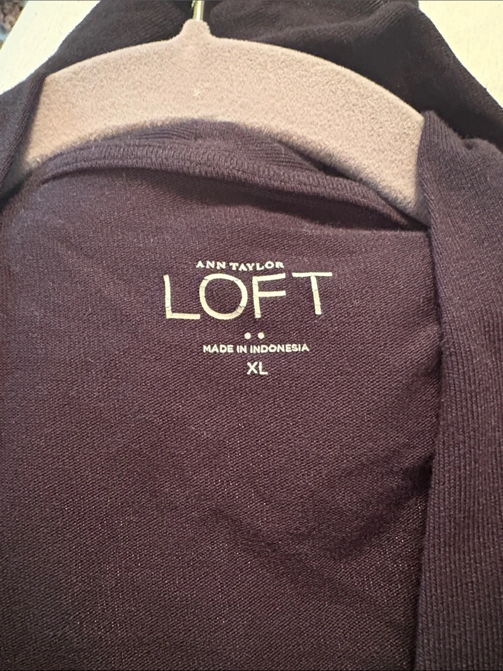 LOFT Black Draped Open-Front Criss Cross Cardigan NWT XL